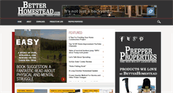 Desktop Screenshot of betterhomestead.com